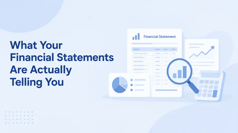 Illustration of a profit and loss account and balance sheet side by side